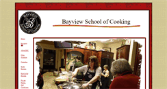 Desktop Screenshot of bayviewschoolofcooking.com